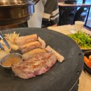 오복솥뚜껑삼겹살 | 수원역 미나리 삼겹살 맛집 오복솥뚜껑 돼지한판 후기!