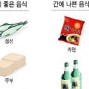 간에 안좋은 음식 간 해독 음식 이미지