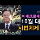 10월 대란설, 한동훈 분탕질, 사법체계 붕괴 위기 결국 민주당 분열. 시대정신연구소﻿ 이미지