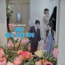 거울보는 강아지 | W27 | 포토테이블에 예쁨 한 스푼, 할짝 커스텀 웨딩 거울 후기🤍