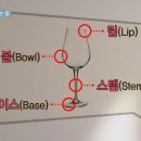 와인잔 잡는 법 와인잔 명칭 와인 마시는 방법 이미지