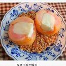 복숭아 그릭모모 만들기 그릭요거트 복숭아 디저트 이미지