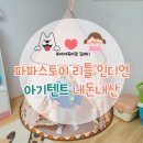 인디언걸 | 내돈내산 파파스토이 리틀 인디언 아기텐트 후기, 가성비 3만 원으로 아지트 만들기
