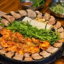 무쇠김치삼겹 미사점 | 이태원 찐맛집 무쇠김치삼겹 재재재재방문 후기 : 미나리김치삼겹, 김치전골한판