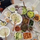 오늘 점심 상차림 이미지