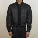 블랙세인트 | 엘무드 세인트 램스킨 레더 보머 자켓 블랙 L6AO0023BK