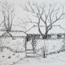 펜으로 그리는 힐링 여행스케치 이미지