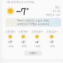 부산 현재기온 영하 - 7 ° 이미지