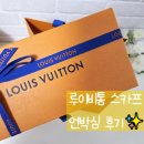 방도로 | 어버이날 엄마 생신 선물 추천 - 루이비통 모노그램 컨피덴셜 방도 스카프 언박싱 후기
