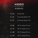 XEED The 1st Mini Album SCHEDULE & TRACK LIST 이미지