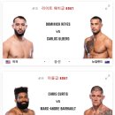 UFC 297 주요 대진 이미지