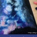 오일파스텔로 그리는 시 이미지