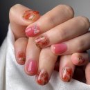 감성수채화 | [송파 네일] 바른네일💅🏻 :: 몽환적인 수채화 감성 이달의 아트 후기