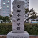 뷰가 멋진 청학수변공원 /영도그랜드베른호텔 인근 청학시장 판다장터 튀김 떡볶이 오돌오돌수육 순대 맛집
