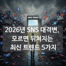세컨라이프 | 2026년 SNS 대격변, 모르면 뒤쳐지는 최신 트렌드 5가지