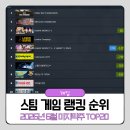 TOP PC | 스팀게임 랭킹 순위(PC) 2026년 6월 마지막주 TOP20