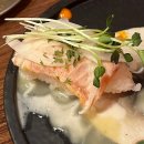 논현2-122 | 신논현 이자카야 우규｜대왕 연어 초밥부터 불닭 도삭면 육회까지, 불왕 세트 먹어본 후기