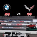 쉐보레 씨8 vs BMW M3 이미지