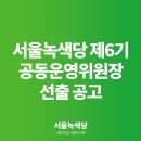 [선출공고] 서울녹색당 제6기 공동운영위원장 선출 이미지