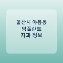 명문치과의원 | 울산시 야음동 임플란트 정보 모음, 치과 링크와 평균 비용 정리