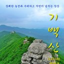 (산행완료)제151차 경남 함양 기백산(1,331m)조망산행및 용추계곡 트레킹 이미지