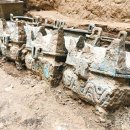 중국 10대 고고학적 발견 유가와 유적서 금권장 등 희귀 유물 출토 이미지