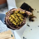 별을 마시다 | 스타벅스 바삭 피스타치오 초콜릿 프라푸치노 두바이 소라빵 후기