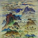 유화로 그리는 아름다운 풍경 이미지