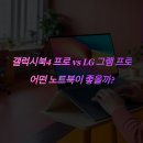 갤럭시북4 프로 vs LG 그램 프로, 어떤 노트북이 좋을까?