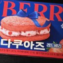 폭신 | 오리온 마켓오 다쿠아즈 레드베리 후기🍓 폭신·상큼 매력 가득한 겨울 디저트 간식 💕