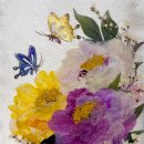 꽃누르미 이미지