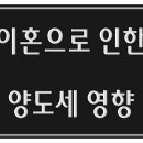 이혼 전 증여 vs 이혼 후 재산분할 양도세 차이 이미지