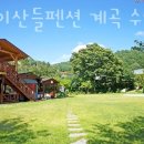 스테이산들펜션 계곡 수영장 단체 가족 이미지