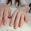 성복역네일 맛집 &#34;발라드림네일&#34;에서 잉크 드로잉 꽃 네일 후기!! 완벽한 봄 네일 완성!!