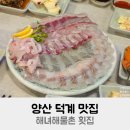 양산 덕계 평산동 맛집 해녀해물촌 횟집