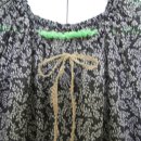 작은나뭇잎쉬폰블라우스와 안감용 민소매-내옷 이미지