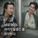남성90% 자기가 잘생긴줄 안다 이미지