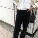 주식회사 유제이 | 무신사 스탠다드 우먼즈 와이드 데님 팬츠 워시드블랙 사이즈 팁 및 실착 후기
