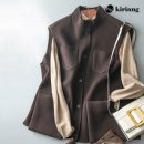 <b>키리앙</b> 위즈 포켓디테일 모직 조끼