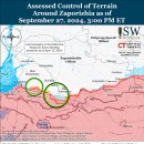 러시아 공세 캠페인 평가, 2024년 9월 27일(우크라이나 전황 이미지