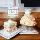 서울 성수동 카페투어 네모네 카페 복숭아 디저트 천국 후기