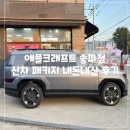 애플크래프트 송파점 신차 패키지 내돈내산 후기