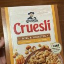 윤희(YOONHEE) | @yoonheestuder 님의 Quaker Cruesli 🥛 퀘이커에 이런 맛있는 시리얼이 있었다고?!! ㅠㅠㅠㅠ