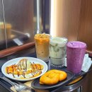 (집)세븐일레븐 광명GIDC점 | 경기도 광명 카페 넓은 호텔형 대형카페 더콤마라운지 광명GIDC점 여자셋 심야 데이트 후기