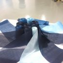 천연염색과 바느질 이미지