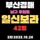 일신보라공인중개사사무소 | 부산 남구 경매 물건 우암동 일신보라아파트 42평 입찰내용 분석