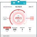 KT 인터넷 속도 측정 이미지