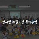 한사랑 태권도(세종도장) | 어진동 한사랑 태권도 세종도장 공개수업 이모저모