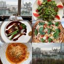 석촌가든 | 잠실 석촌호수 맛집 스카이가든 벚꽃 창가석 내돈내산 예약 후기