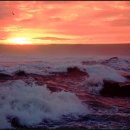 해와 바다 이미지